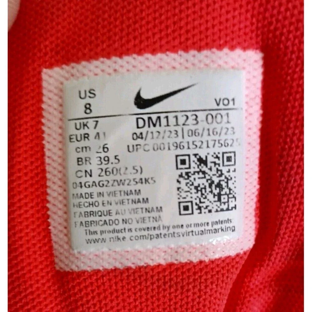 Nike LeBron Witness 7 Sneakers Men's Size 8 Alligator Volt Crimson DM1123 001